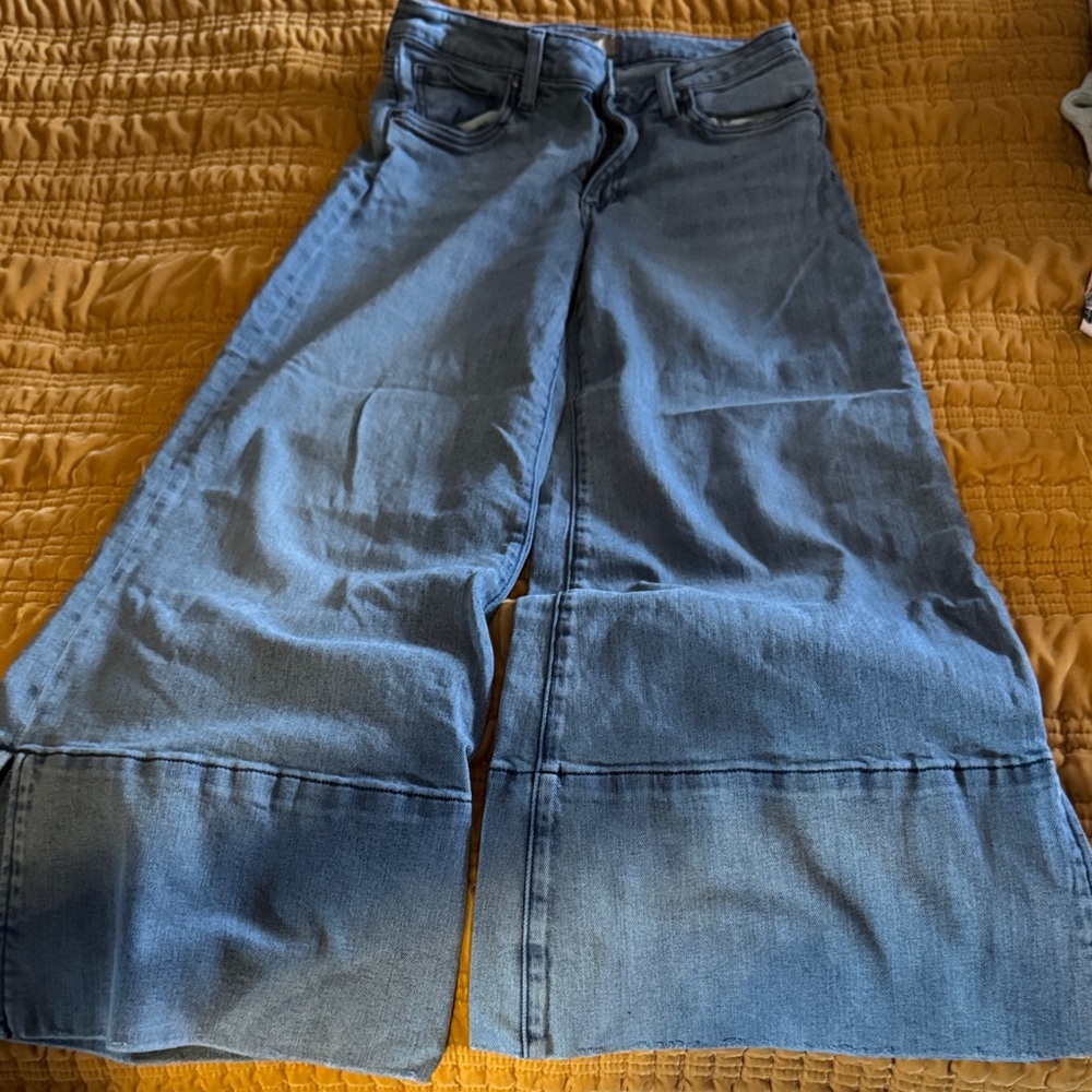 Kut from the Kloth Blue Wide-Leg Jeans